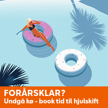  Forårsklar? Book tid til hjulskift